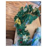 Joyhalo 9ft Garland with Lights, Battery Operated, Gold