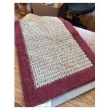 Mainstays Farmhouse Red Border Rug, 29 x60