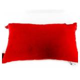 Red Velvet Rectangle Pillow Gold Snakes Flowers Tassels