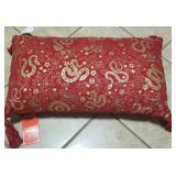 Lunar New Year Of The Snake Beaded Decorative Pillow