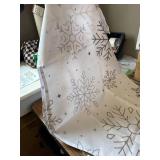 Christmas Mantle Scarf 70x17 Inch, Snowflake Fireplace Cover
