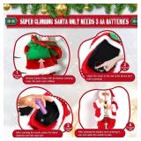 Climbing Santa Ornament: Christmas Tree Decoration & Gift