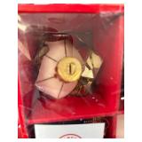 Clever Creations 4 Pack Christmas Rhombus Ornament Set, Decor