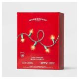 100ct Incand Mini String Lights Clear Twinkle-Grn Wire