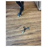 DN DECONATION Black Reindeer Figurine Set, Resin Home Decor