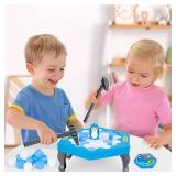 SS Save Penguin On Ice Game - Puzzle Table Knock Block