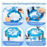 SS Save Penguin On Ice Game - Puzzle Table Knock Block