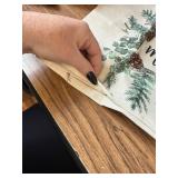 Merry & Bright Xmas Pillow Cover 12x20 inch - Mistletoe Pine Berry