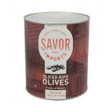 Savor Import Sliced Ripe Olives 6 LB 10 Oz Can
