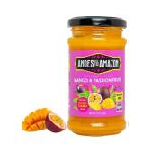 Keto Jam, No Sugar Added - Naturally Sweetened with Allulose and Stevia - Low Calorie and Vegan- Diabetic Friendly - Superfruit Spread - 8 oz / 240g (Mango & Passion)