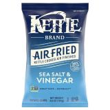 6pk Kettle Brand Potato Chips, Air Fried Sea Salt and Vinegar Kettle Chips, 1.7 Oz