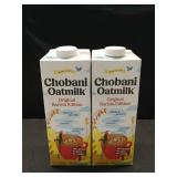 2 pk Chobani Oat Milk, Plain Oat Barista Edition, Shelf Stable Non Dairy Milk, Creamer, Vegan Friendly, Gluten-Free, 32 FL OZ