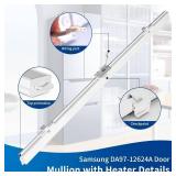 Retails for $105! Refrigerator Flipper Assembly #Sam-Da97-12624a Compatible with Samsung, DA97-12624A Assy-French Door Mullion with Heater Replacement