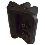 Cornerstone Black Nylon Polymer Medium Size Multi Adjustable Hinges | Fasteners Included | 2 Hinges Included | CH200F-SD-BK