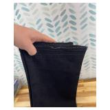 Gentry Black Stacked Flare Jean