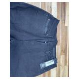 Gentry Black Stacked Flare Jean