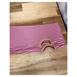 pink and white striped Rockstar Original activewear jacket Medium