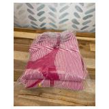 pink and white striped Rockstar Original activewear jacket Medium