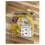 Brasscraft Manufacturing 0.5 in. Mip x 48 in. Stainless Steel 0.625 in. Pro Coat Gas Connector