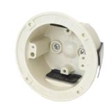 Allied Moulded Old Work 14 cu in Round Fiberglass Ceiling Box Off White