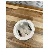 Allied Moulded Old Work 14 cu in Round Fiberglass Ceiling Box Off White