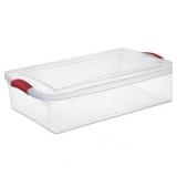 Sterilite 34 Quart Infra Red Latch Box, 2 Piece