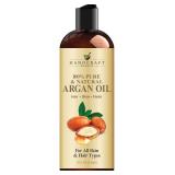 Handcraft Blends Moroccan Argan Oil - 8 Fl Oz - 100% Pure and Natural - Premium Grade Carrier Oil for Skin and Hair - Hair and Body - Massage - Cold-Pressed