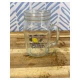 DISCOUNT PROMOS Custom Libbey Mason Jars w/Handles 16 oz. Set of 7, Personalized Bulk Pack - Traditional style, High standard - Black