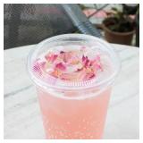 Karat C-KCL1045 PET Flat Lids for 32 Ounce Paper and Poly Pro Cold Cups for Iced Tea, Smoothies, and Other Cold Drinks, Case of 600