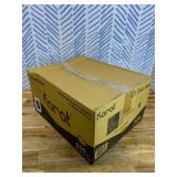 Karat C-KCL1045 PET Flat Lids for 32 Ounce Paper and Poly Pro Cold Cups for Iced Tea, Smoothies, and Other Cold Drinks, Case of 600