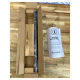 Curtain Rods for Windows 16 to 28 Inches Adjustable Length 1 Inch Diameter Window Curtain Rod with Aluminium End Cap, Antique Bronze