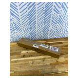 Curtain Rods for Windows 16 to 28 Inches Adjustable Length 1 Inch Diameter Window Curtain Rod with Aluminium End Cap, Antique Bronze