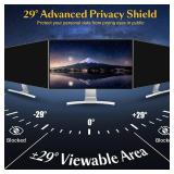 Magnetic Computer Privacy Screen Filter 27 inch for 16:9 Widescreen Monitor Desktop PC, 27in Hanging Removable Anti Blue Light Glare Eye Protection Shield, Anti Spy Screen Protector Panel