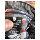 Boys Saxon Black/Red T-Shirt/Denim Cargo Jort Set