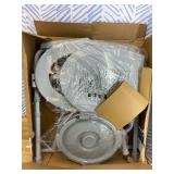 Folding Steel Bedside Commode