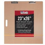 US Art Supply 23"x26" Artist Field Sketch Tote Board Drawing Heavy-Duty Clip