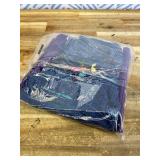 Teasha Purple/Blue T-Shirt Denim Short Set