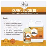 Capryl Glucoside Liquid Surfactant (16 oz) - Caprylyl Natural, Plant Derived, DIY Skin Care - Facial Cleansers, Body Washes, Shower Gels, Foaming, Body Soap, Shampoos, 16 ounce