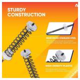 Canamax W10780045 Washer Suspension Rods Kit - Compatible with Whirlpool Kenmore Amana Washers - Replaces W10537442 AP5971396 W10821951 - Pack of 4