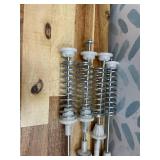 Canamax W10780045 Washer Suspension Rods Kit - Compatible with Whirlpool Kenmore Amana Washers - Replaces W10537442 AP5971396 W10821951 - Pack of 4