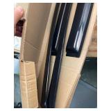 GrandWheel Co Smoke Tinted in-Channel Side Window Vent Visor Deflectors Rain Guards Compatible with Traverse 2018-2023 - 4pcs. GW0556