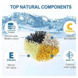 Bath Filter for Tub - Kinder Water Filter for Bathtub, Hard Water Softener to Remove Lead,Chlorine and Fluoride, Improve Skin, Hair and Nails Condition,Matte Black