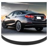 Rear Spoiler for 2016 2017 2018 2019 Chevrolet Cruze LS LT Premier Sedan Duck Tail Black Rear Trunk Lid Spoiler Wing Painted Gloss Black