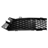 YLT AUTO Front Bumper Cover Lower Grille Cover Replacement Kit Black Guard Grid Air Intake Fit for 2014 2015 2016 2017 Infiniti Q50 Sport Model