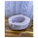 Carex Toilet Seat Riser With Quick-Lock, Raised Toilet Seat Adds 4 Inches of Height to Toilet - Toilet Seat Lifter With 300 Pound Weight Capacity, Slip-Resistant