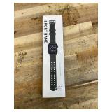 Kethink Sport Band for Apple Watch 44mm 42mm, Man Breathable Strap Soft Silicone Band Replacement for iWatch Series SE/6 5/4/3/2/1 (BLACK, 42/44 mm)