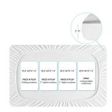 TILLYOU Pack and Play Sheets Pad - Waterproof Play Yard Playpen Sheets Pad, Soft Quilted Sheets with 1