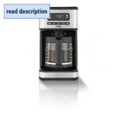 Mr. CoffeeÂ® 14 Cup Programmable Coffee Maker Light Stainless Steel