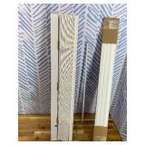 31" x 48" Lotus & Windoware Cordless 2" Faux Wood Room Darkening Horizontal Blind, 31" W x 48" L, Bright White, Embossed