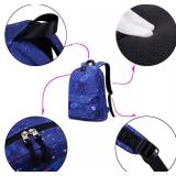 abshoo Lightweight Water Resistant Rainbow Backpacks For Teen Girls Boys School Bookbags (Galaxy E)